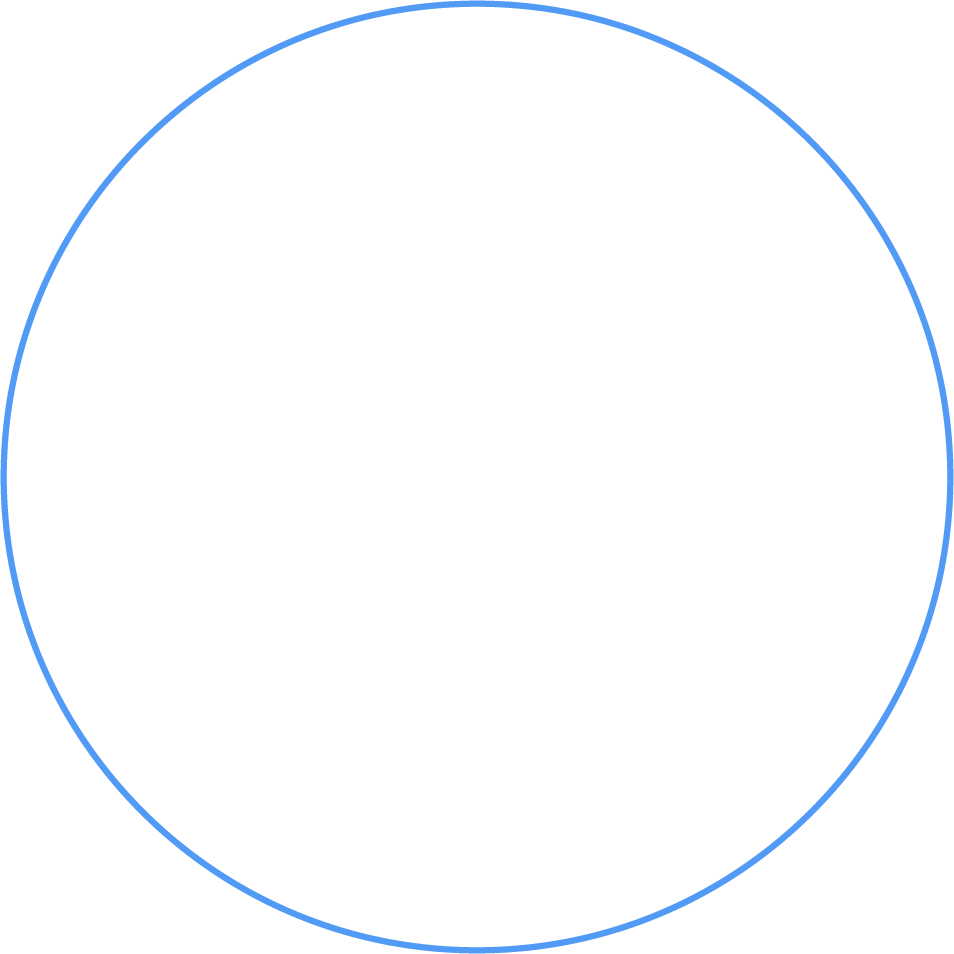 blue circle outline