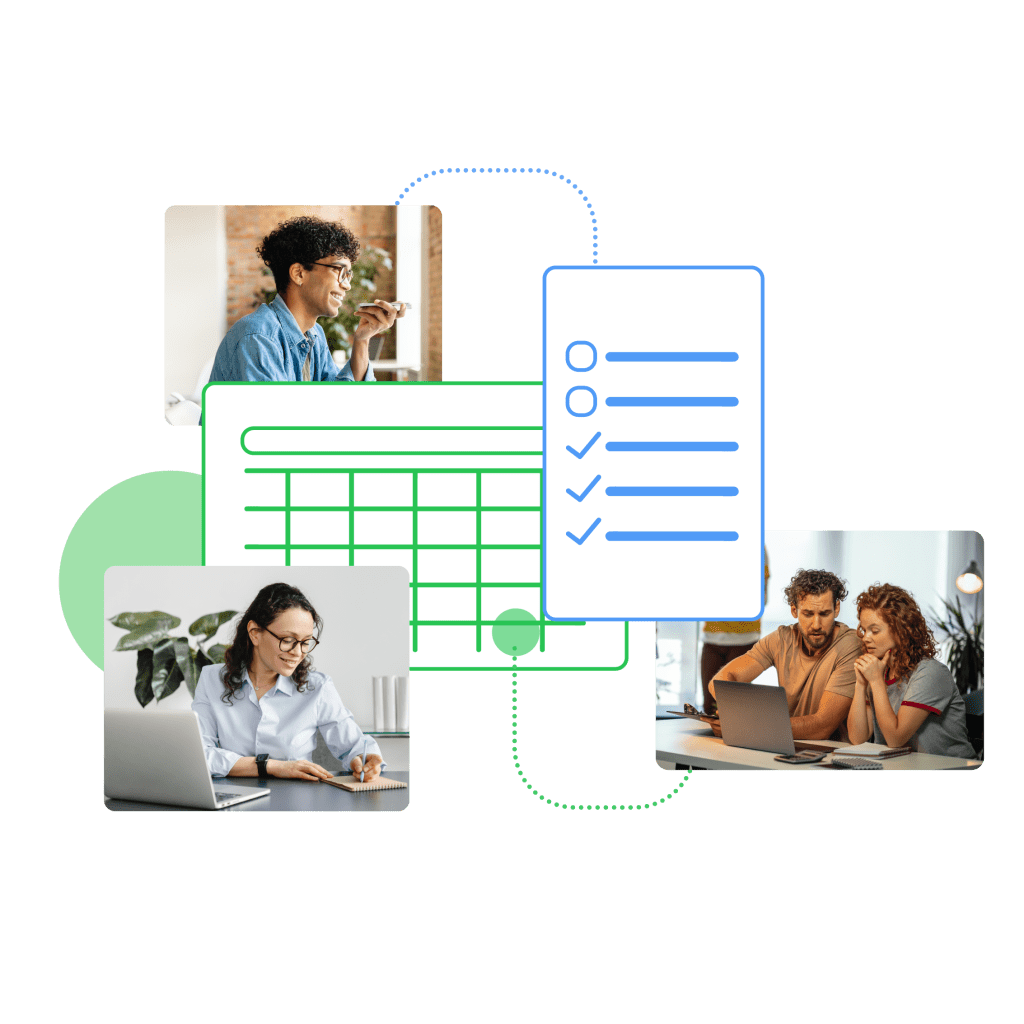 Hybrid work landing page