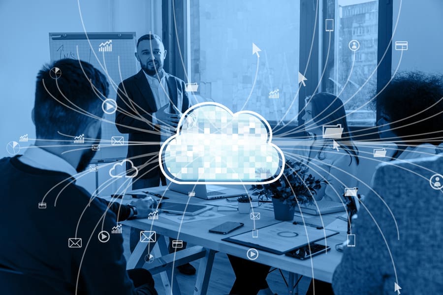 cloud-management IT professionals optimising cloud solutions for manufacturing systems.