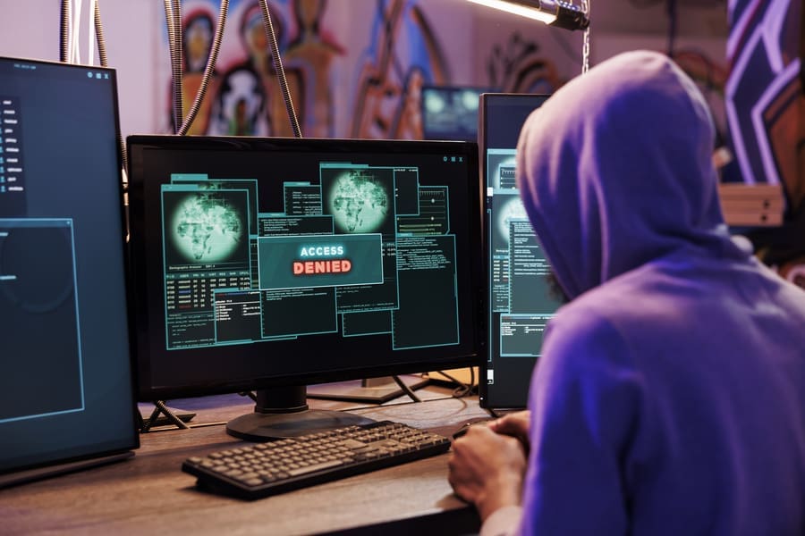 Cybersecurity IT support ensuring network security and data protection in manufacturing.
